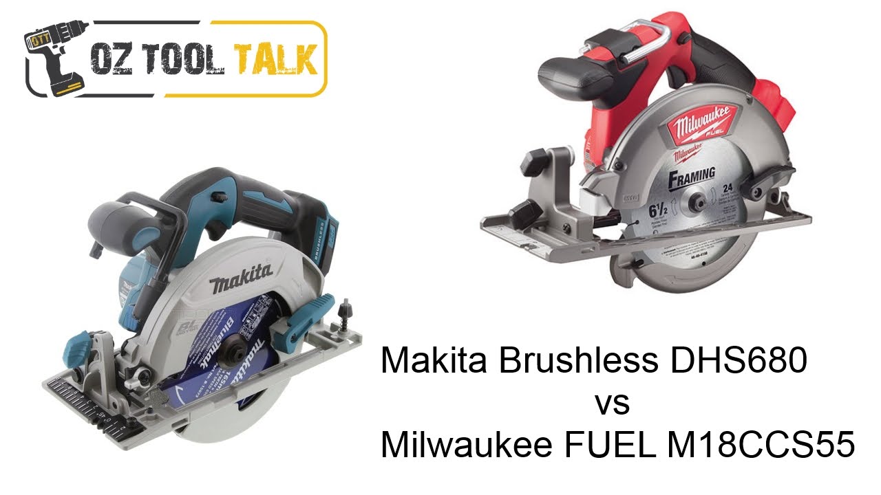 Brushless 18V 6.5″ Circular Saw Comparison Makita vs Milwaukee Oz