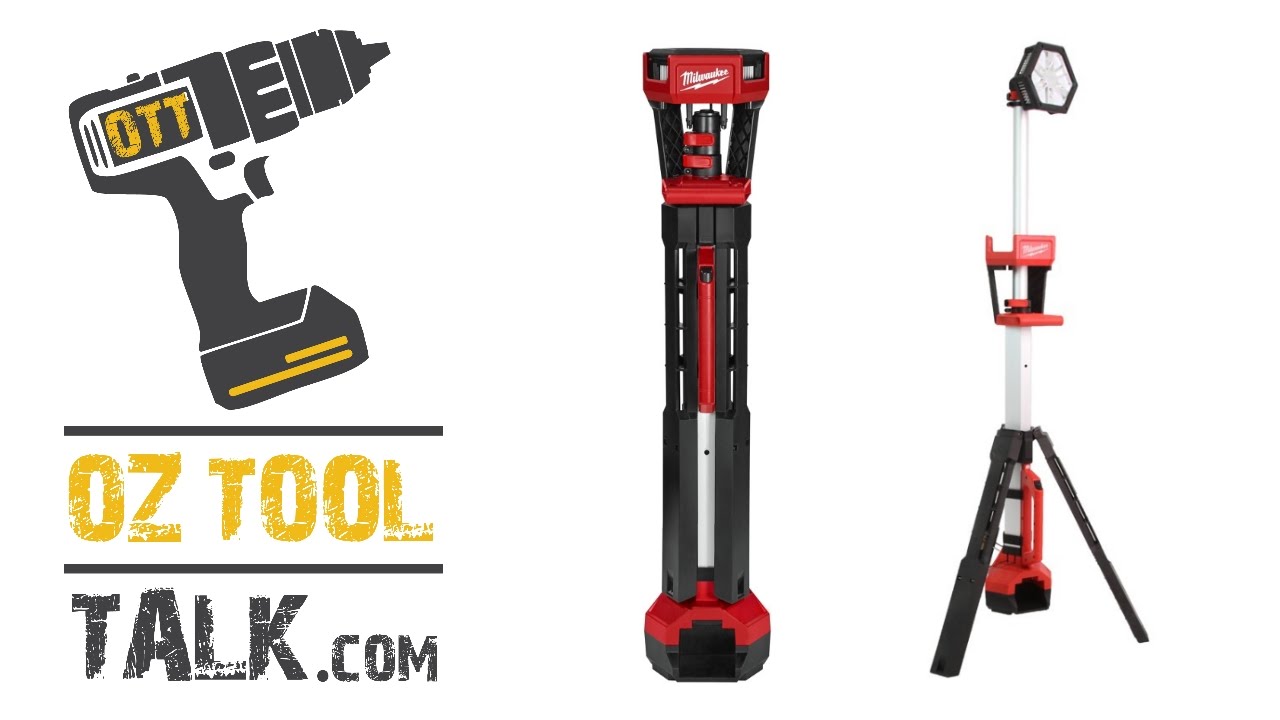 Milwaukee M18SAL0 Trueview LED Tripod Light Stand Oz Tool Talk