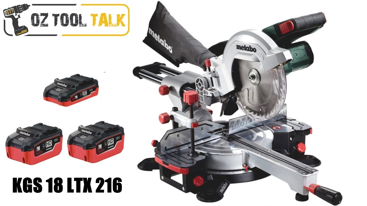 Metabo KGS 18 LTX 216 Cordless Drop Saw | Oz Tool Talk